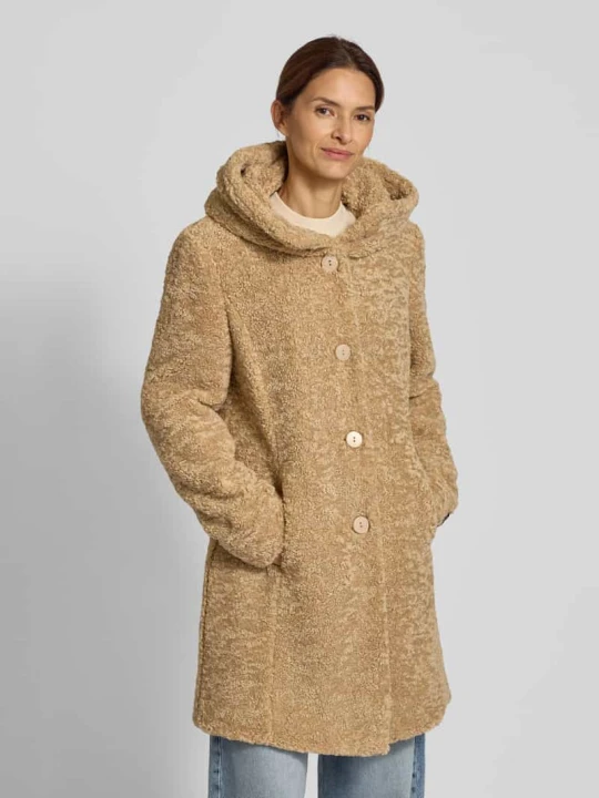 Zdjęcie produktu Płaszcz z futerka model ‘STELLA’ Milo Coats Piaskowy