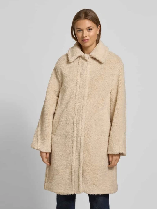 Zdjęcie produktu Płaszcz z futerka z wpuszczanymi kieszeniami model ‘Heddy’ Opus Camel
