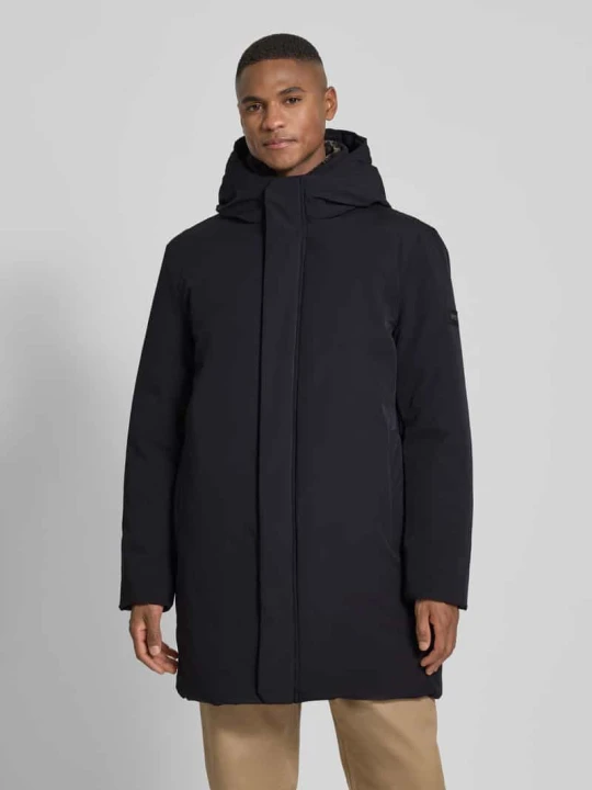 Zdjęcie produktu Płaszcz parka z kapturem model „Dawson” CINQUE Granatowy