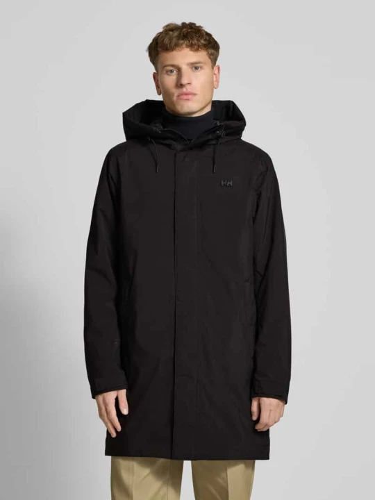 Zdjęcie produktu Płaszcz z kapturem w kroju regular fit model 'Munich' Helly Hansen Czarny