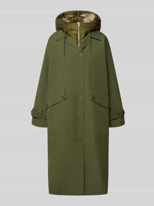 Zdjęcie produktu Płaszcz z kieszeniami z patką model 'HAILEY' Topshop Khaki