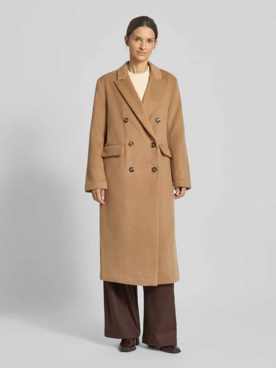 Zdjęcie produktu Płaszcz z kołnierzem z połami i kieszeniami z patką Scotch & Soda Camel