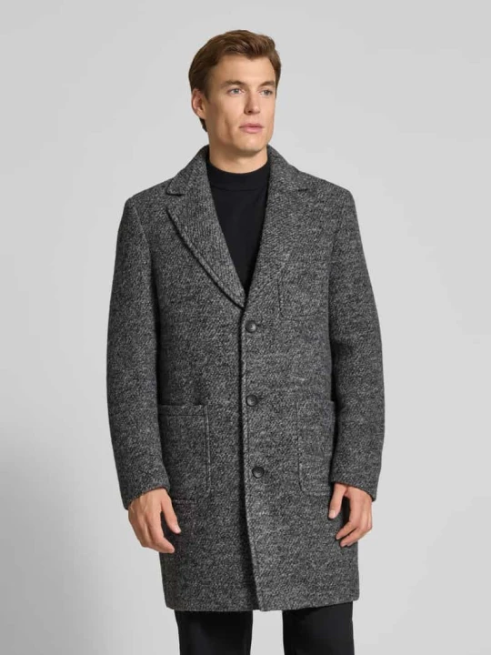 Zdjęcie produktu Płaszcz z kołnierzem z połami model „LORD” CINQUE Antracytowy