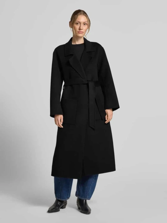 Zdjęcie produktu Płaszcz z mieszanki wełny model 'ALLEGORIA' Oakwood Czarny