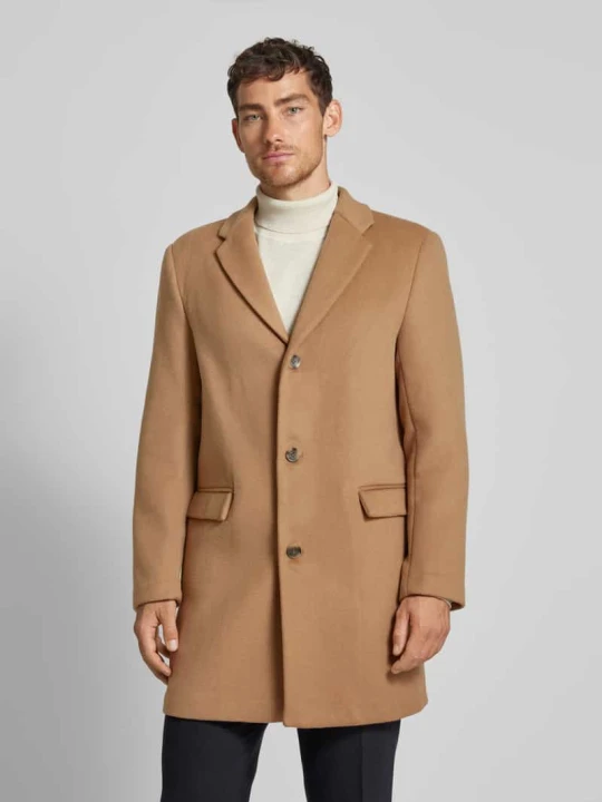 Zdjęcie produktu Płaszcz z połami Calvin Klein Camel