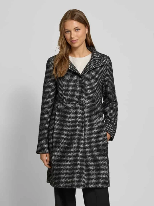 Zdjęcie produktu Płaszcz o kroju slim fit z dodatkiem wełny Fuchs Schmitt Czarny