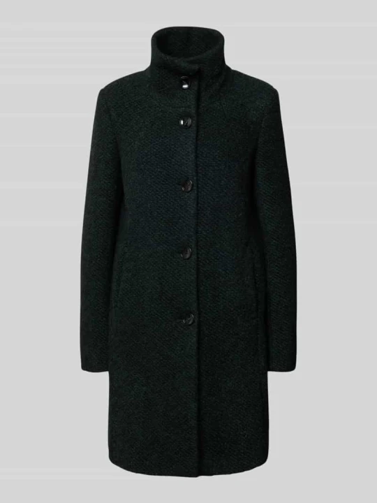 Zdjęcie produktu Płaszcz ze stójką model 'LISETTE' Milo Coats Ciemnozielony