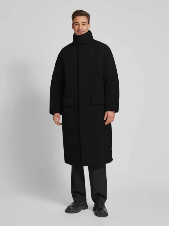 Zdjęcie produktu Płaszcz ze stójką model ‘Marren244’ Hugo Czarny