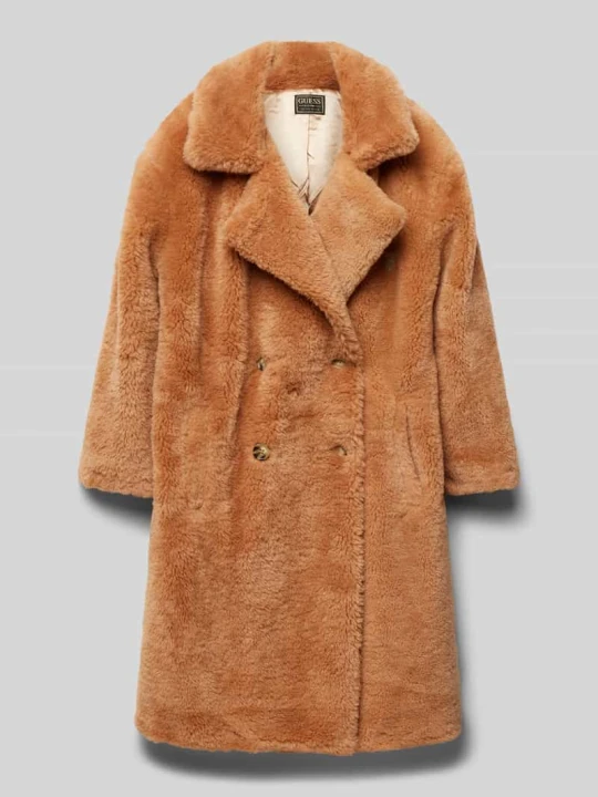 Zdjęcie produktu Płaszcz ze sztucznego futra Guess Camel