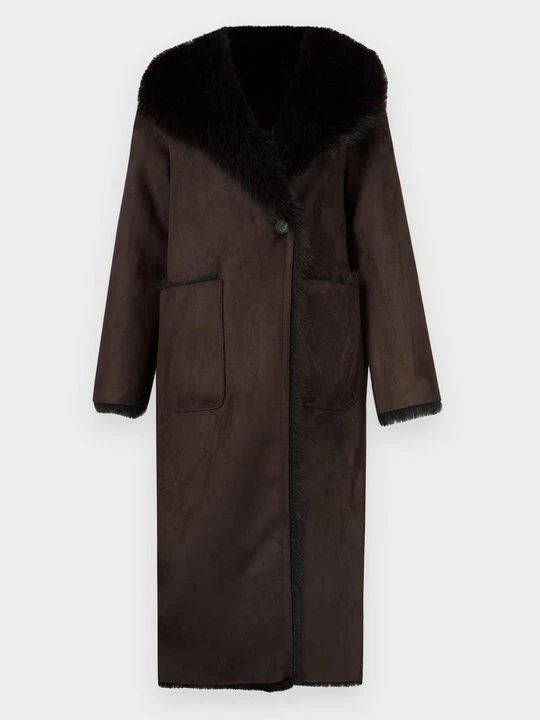 Zdjęcie produktu Płaszcz zimowy Abercrombie & Fitch brązowy