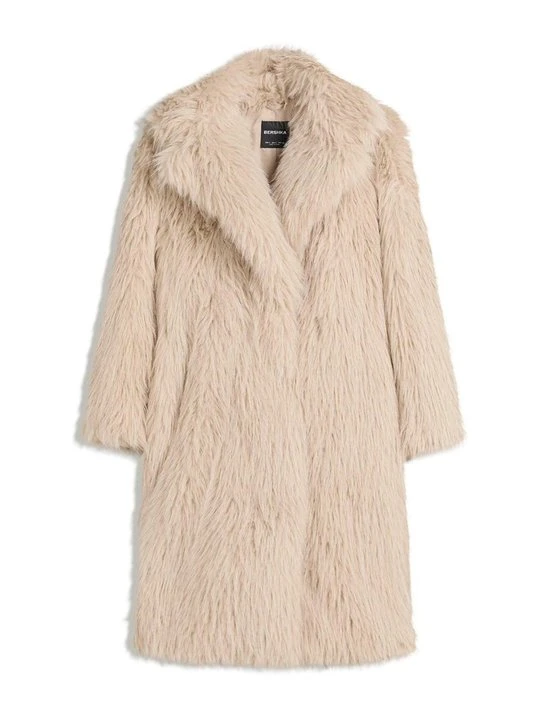 Zdjęcie produktu Płaszcz zimowy Bershka piaskowy