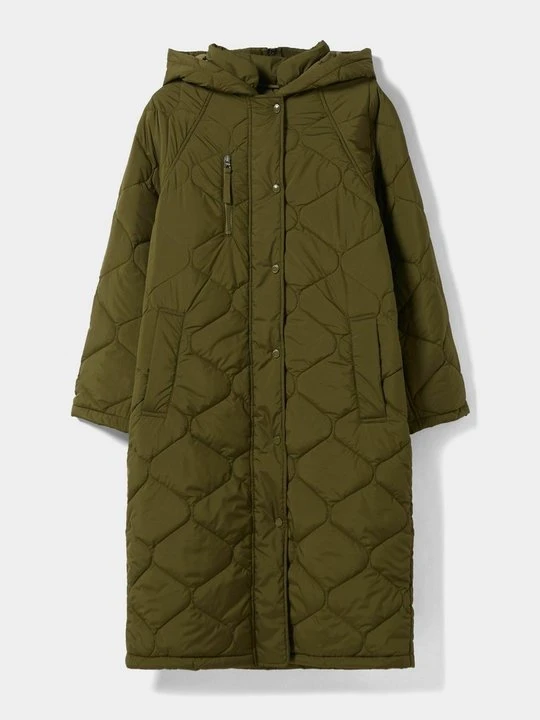 Zdjęcie produktu Płaszcz zimowy Bershka khaki