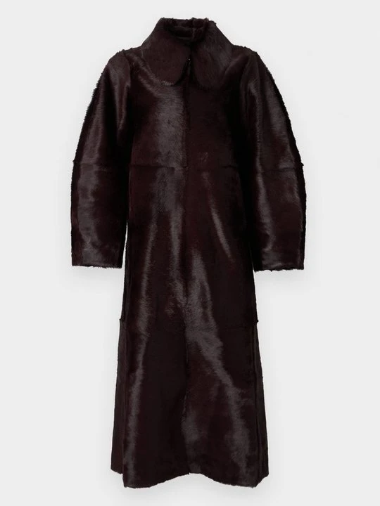 Zdjęcie produktu Płaszcz zimowy By Malene Birger ciemnoczerwony