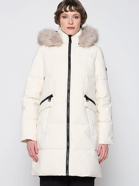 Zdjęcie produktu Płaszcz zimowy DKNY mleczny