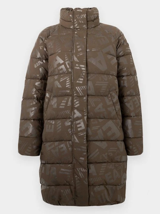 Zdjęcie produktu Płaszcz zimowy EA7 Emporio Armani brązowy