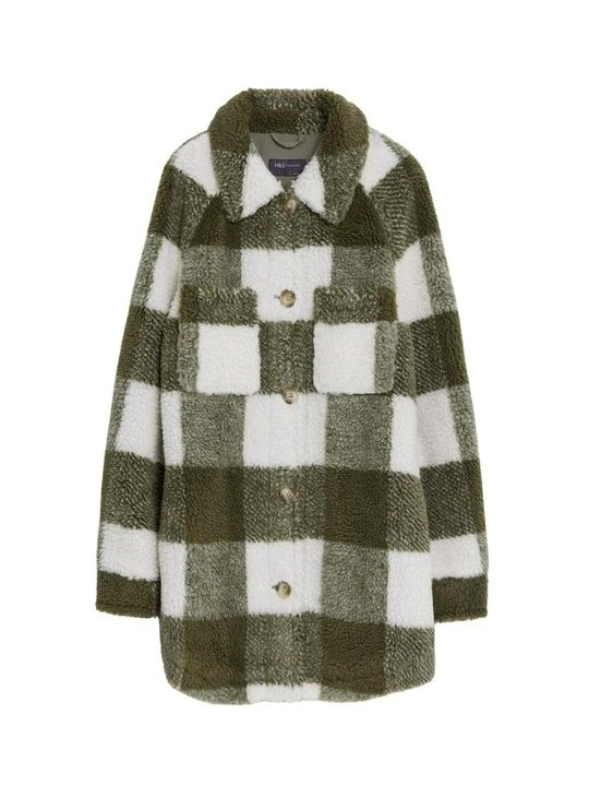 Zdjęcie produktu Płaszcz zimowy Marks & Spencer khaki