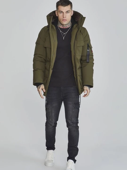 Zdjęcie produktu Płaszcz zimowy SikSilk zielony