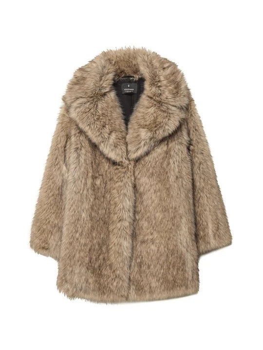 Zdjęcie produktu Płaszcz zimowy Stradivarius kamień