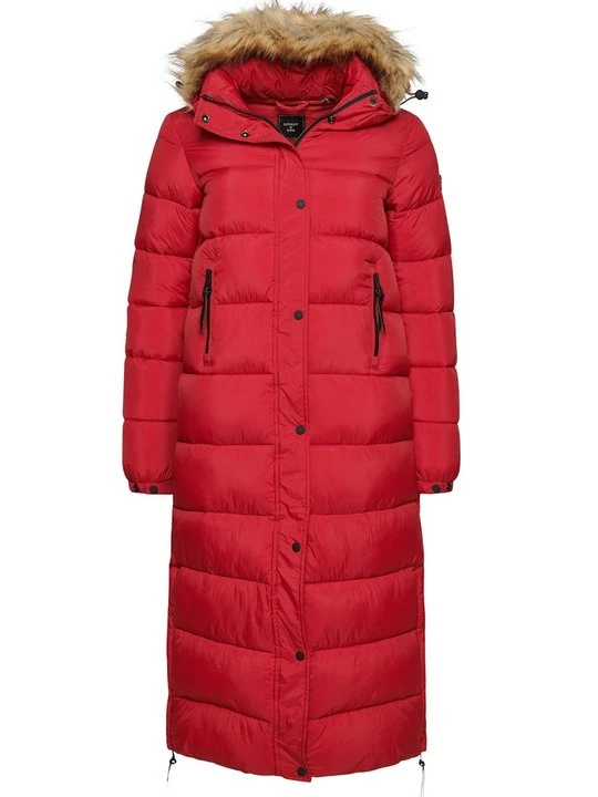 Zdjęcie produktu Płaszcz zimowy Superdry czerwony
