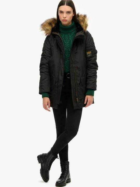 Zdjęcie produktu Płaszcz zimowy Superdry czarny