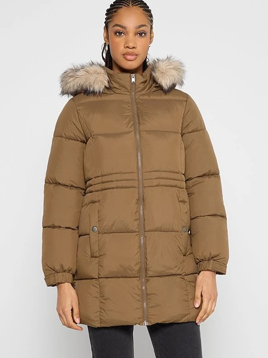 Zdjęcie produktu Płaszcz zimowy Vero Moda brązowy