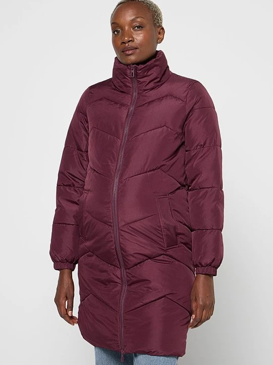 Zdjęcie produktu Płaszcz zimowy Vero Moda bordowy