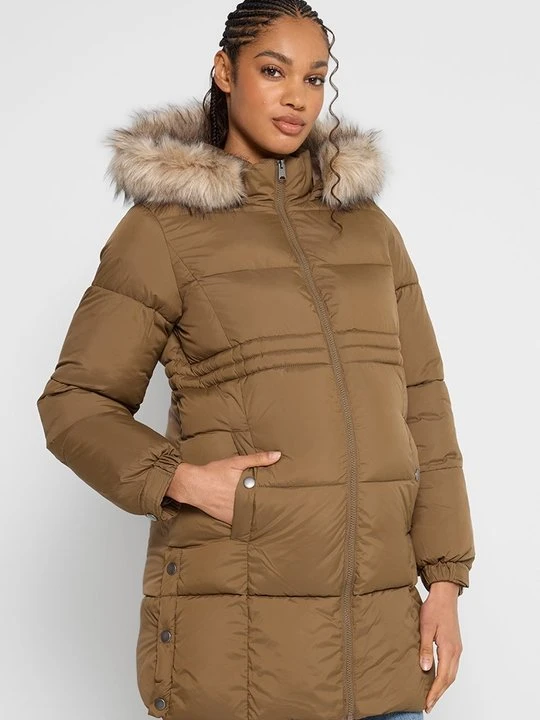 Zdjęcie produktu Płaszcz zimowy Vero Moda brązowy