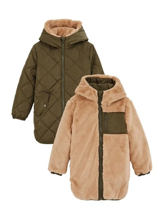 Zdjęcie produktu Płaszcz zimowy WE Fashion khaki