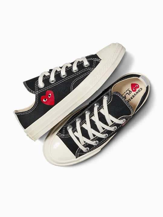 Zdjęcie produktu PLAY Comme des Garçons Single Heart Chuck 70 Converse Czarny