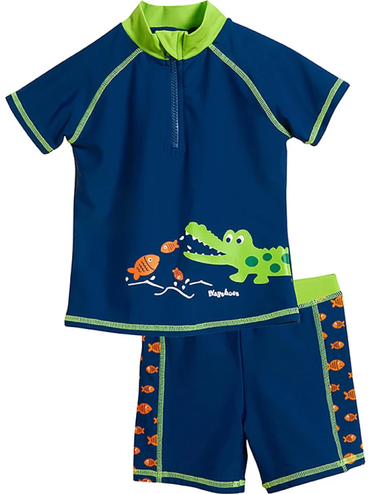 Zdjęcie produktu Playshoes 2-częściowy zestaw kąpielowy w kolorze granatowym rozmiar: 122/128