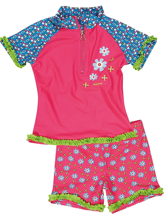 Zdjęcie produktu Playshoes 2-częściowy zestaw kąpielowy w kolorze różowym rozmiar: 122/128