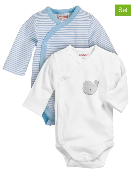 Zdjęcie produktu Playshoes Body (2 szt.) w kolorze błękitnym i białym rozmiar: 62
