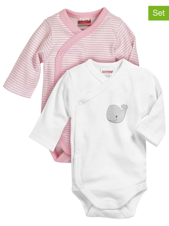 Zdjęcie produktu Playshoes Body (2 szt.) w kolorze jasnoróżowym i białym rozmiar: 62
