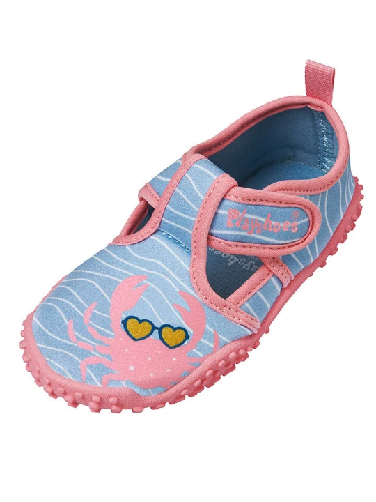 Zdjęcie produktu Playshoes Buty kąpielowe w kolorze błękitno-jasnoróżowym rozmiar: 22/23