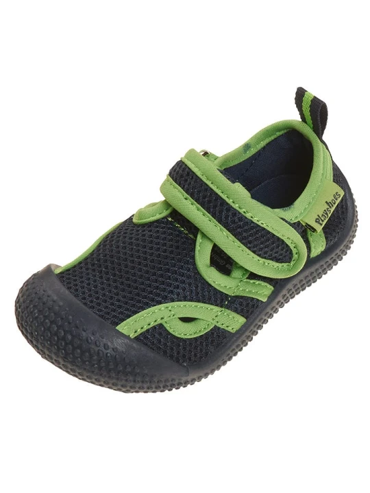 Zdjęcie produktu Playshoes Buty kąpielowe w kolorze granatowo-zielonym rozmiar: 26/27