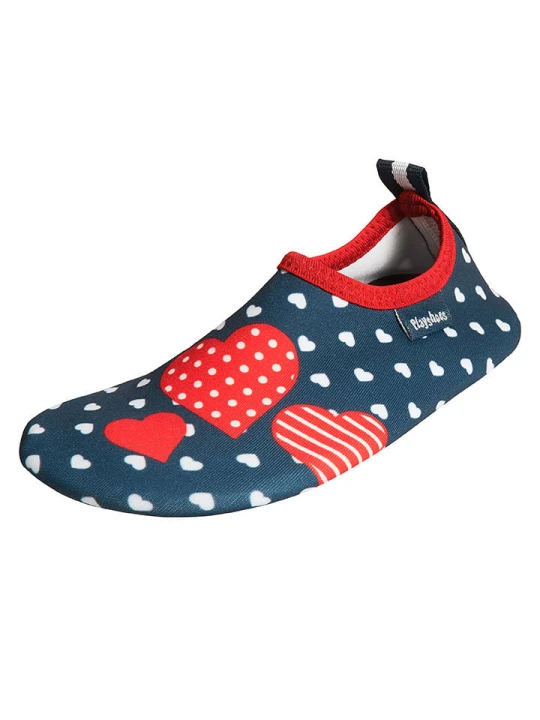 Zdjęcie produktu Playshoes Buty kąpielowe w kolorze granatowym ze wzorem rozmiar: 18/19