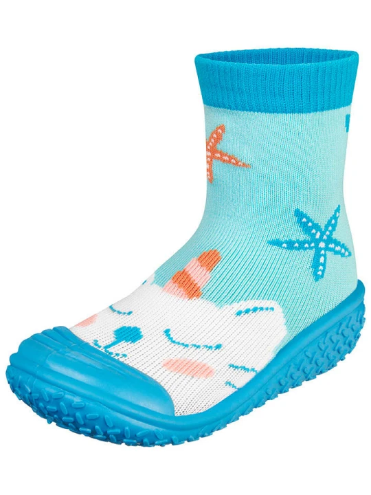 Zdjęcie produktu Playshoes Buty kąpielowe w kolorze niebieskim rozmiar: 28/29