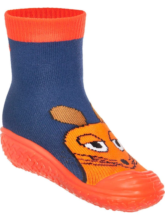 Zdjęcie produktu Playshoes Buty kąpielowe w kolorze niebiesko-pomarańczowym rozmiar: 18/19