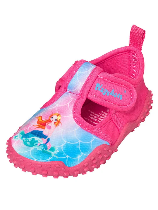 Zdjęcie produktu Playshoes Buty kąpielowe w kolorze różowym ze wzorem rozmiar: 22/23