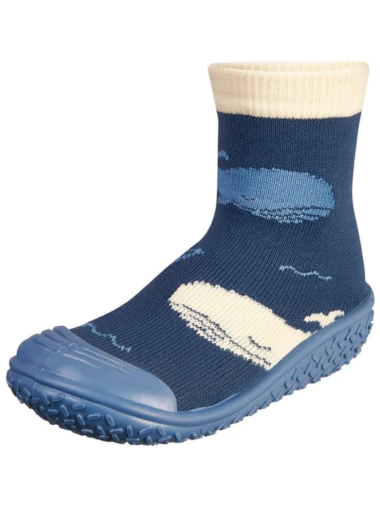 Zdjęcie produktu Playshoes Buty kąpielowe "Whale" w kolorze granatowym rozmiar: 28 / 29