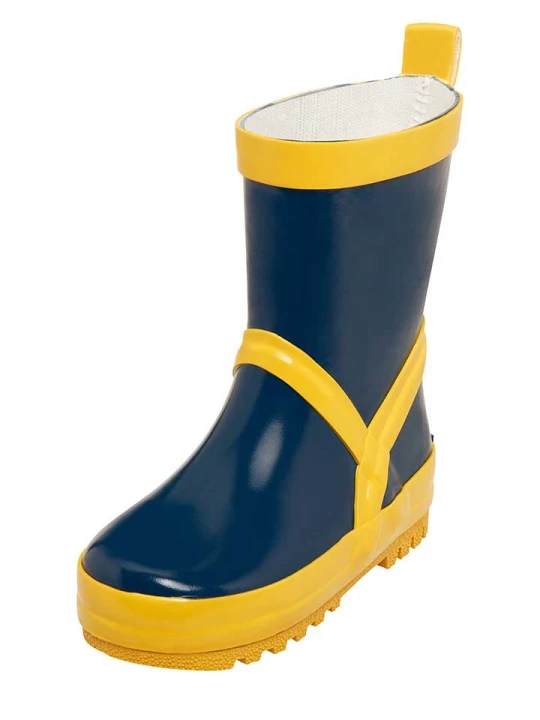 Zdjęcie produktu Playshoes Kalosze w kolorze granatowo-żółtym rozmiar: 22/23