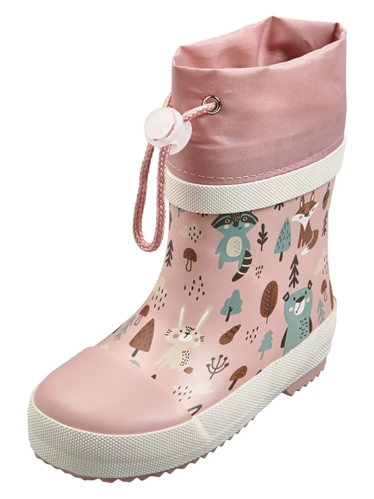 Zdjęcie produktu Playshoes Kalosze w kolorze jasnoróżowym ze wzorem rozmiar: 24