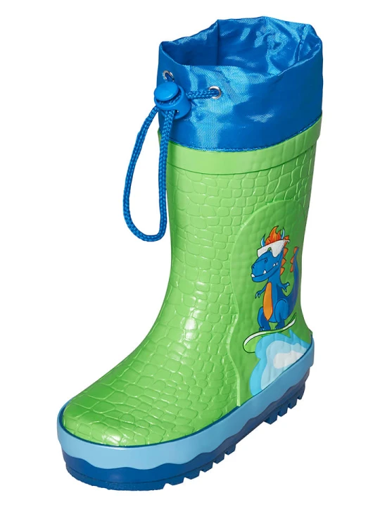 Zdjęcie produktu Playshoes Kalosze w kolorze zielono-niebieskim rozmiar: 32