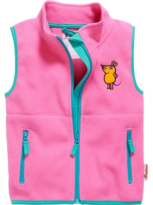 Zdjęcie produktu Playshoes Kamizelka polarowa w kolorze jasnoróżowym rozmiar: 92