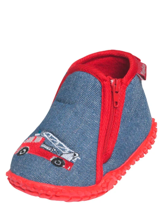 Zdjęcie produktu Playshoes Kapcie w kolorze niebieskim rozmiar: 24/25