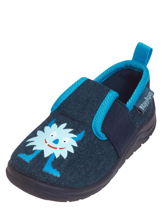 Zdjęcie produktu Playshoes Kapcie w kolorze niebieskim rozmiar: 22/23