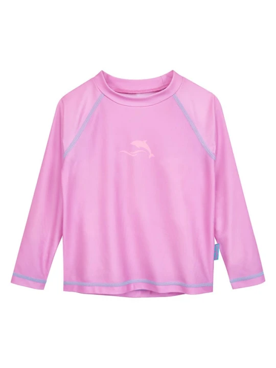 Zdjęcie produktu Playshoes Koszulka kąpielowa "Batik" w kolorze jasnoróżowym rozmiar: 134/140