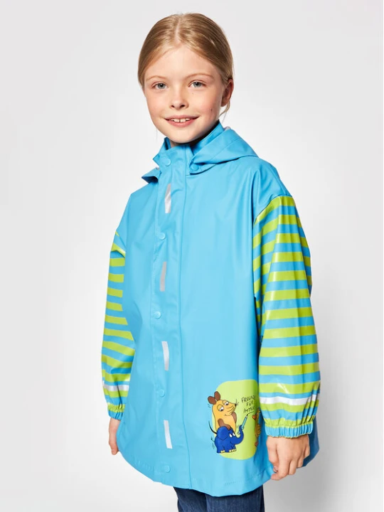 Zdjęcie produktu Playshoes Kurtka przeciwdeszczowa 408506 D Błękitny Regular Fit Niebieski jasny