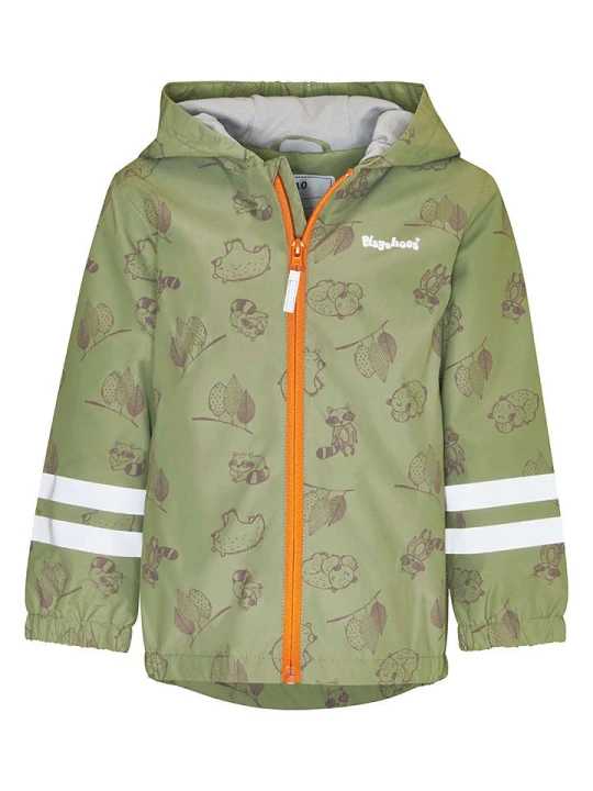 Zdjęcie produktu Playshoes Kurtka przeciwdeszczowa w kolorze khaki rozmiar: 116