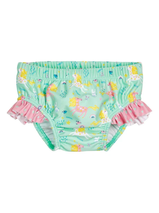 Zdjęcie produktu Playshoes Pieluszka kąpielowa w kolorze miętowym ze wzorem rozmiar: 74/80